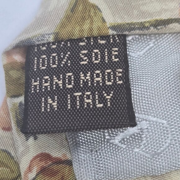 Valentino Cravatte Handmade Silk Floral Tie - Picture 4 of 6